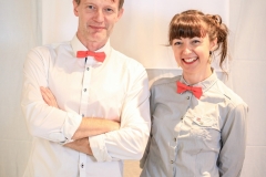 Sylvain et Céline M : noeud papillon de rigueur pour l'équipe Mister Harry