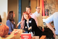 Fanny Mauchamp, Delphine Jacob et Daniel Cormier (Medef 71)