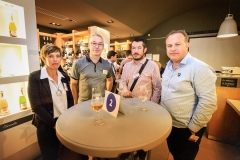 Joëlle Gaillard, Thierry Coquio (TSI), Cédric Meunier (Affilia TP) et Emmanuel Gaillard (SEIC)