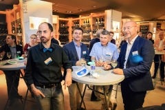 Johann, Nicolas Dewé (Cave des Vignerons de Mancey), Jean-Pierre Barbier et Christophe Ravot (CCMT)