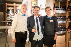 Claude et Cécile aux côtés de Fabrice Guy